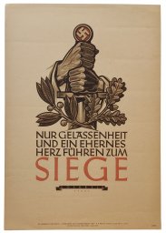 Goebbels: Only serenity and an iron heart lead to victory