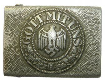 Aluminum Wehrmacht Buckle without Marking