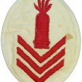 Kriegsmarine speciality/trade patch. Ships heavy Artillery Gun Chief or higher educated personnel