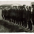 Formation of Soviet pilots at the airfield in the early years of the war