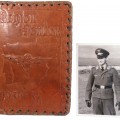 Leather cover for Soldbuch. Legion Condor 1936-38. Rare.